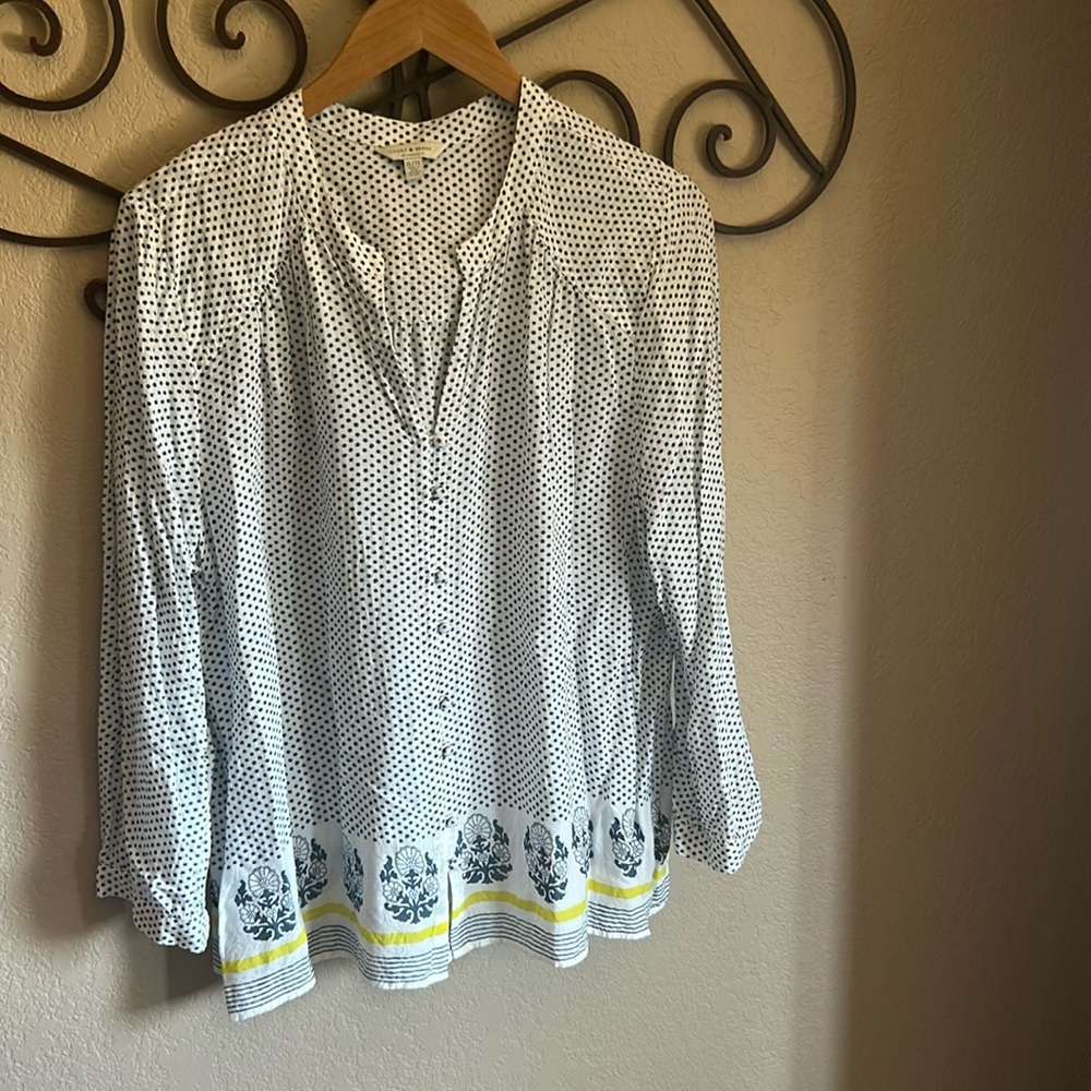 Lucky Brand polka dot top